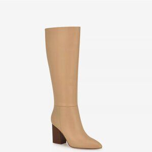 Nine West Peachey Heeled Knee High Boots (size 8M)